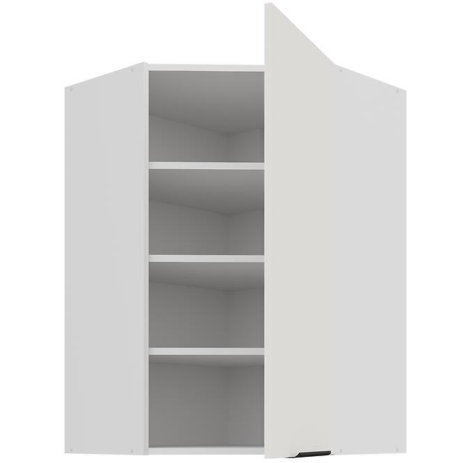 Konyhaszekrény Aria-WH/WH anti fingerprint 60X60 GN-90 1F (45°),2