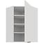 Konyhaszekrény Aria-WH/WH anti fingerprint 60X60 GN-90 1F (45°),2