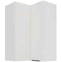 Konyhaszekrény Aria-WH/WH anti fingerprint 60X60 GN-90 2F (90°)
