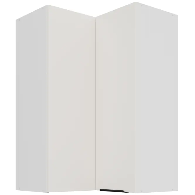 Konyhaszekrény Aria-WH/WH anti fingerprint 60X60 GN-90 2F (90°)