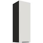 Konyhaszekrény Aria-WH/BL anti fingerprint 30G-90 1F