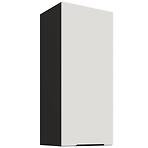 Konyhaszekrény Aria-WH/BL anti fingerprint 40G-90 1F