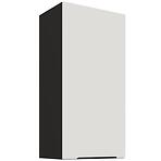 Konyhaszekrény Aria-WH/BL anti fingerprint 45G-90 1F