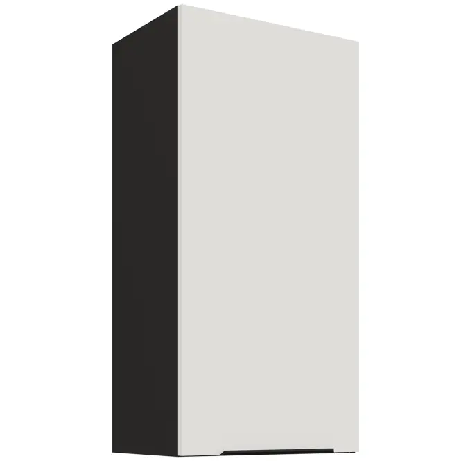 Konyhaszekrény Aria-WH/BL anti fingerprint 45G-90 1F