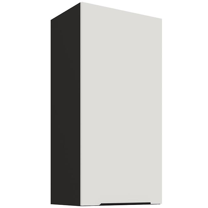 Konyhaszekrény Aria-WH/BL anti fingerprint 45G-90 1F
