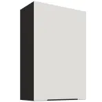 Konyhaszekrény Aria-WH/BL anti fingerprint 60G-90 1F