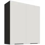 Konyhaszekrény Aria-WH/BL anti fingerprint 80G-90 2F