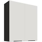 Konyhaszekrény Aria-WH/BL anti fingerprint 80G-90 2F