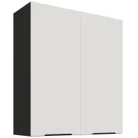 Konyhaszekrény Aria-WH/BL anti fingerprint 80G-90 2F