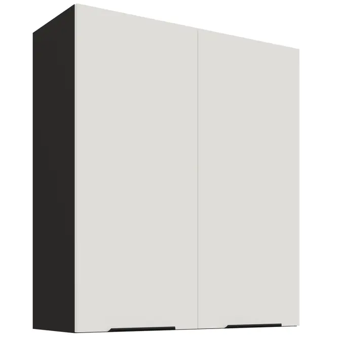 Konyhaszekrény Aria-WH/BL anti fingerprint 80G-90 2F