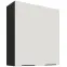 Konyhaszekrény Aria-WH/BL anti fingerprint 80G-90 2F