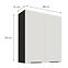 Konyhaszekrény Aria-WH/BL anti fingerprint 80G-90 2F,3