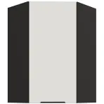 Konyhaszekrény Aria-WH/BL anti fingerprint 60X60 GN-90 1F (45°)