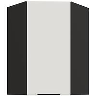 Konyhaszekrény Aria-WH/BL anti fingerprint 60X60 GN-90 1F (45°)