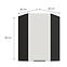 Konyhaszekrény Aria-WH/BL anti fingerprint 60X60 GN-90 1F (45°),3
