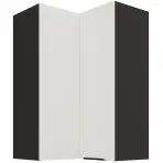 Konyhaszekrény Aria-WH/BL anti fingerprint 60X60 GN-90 2F (90°)