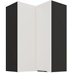Konyhaszekrény Aria-WH/BL anti fingerprint 60X60 GN-90 2F (90°)