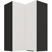 Konyhaszekrény Aria-WH/BL anti fingerprint 60X60 GN-90 2F (90°)