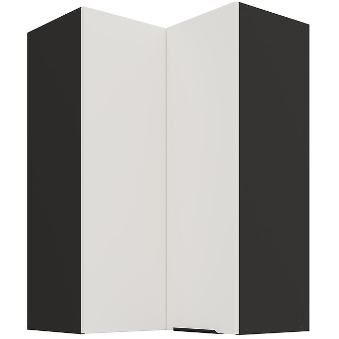 Konyhaszekrény Aria-WH/BL anti fingerprint 60X60 GN-90 2F (90°)