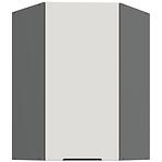 Konyhaszekrény Aria-WH/ANT anti fingerprint 60X60 GN-90 1F (45°)