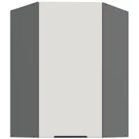 Konyhaszekrény Aria-WH/ANT anti fingerprint 60X60 GN-90 1F (45°)
