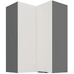 Konyhaszekrény Aria-WH/ANT anti fingerprint 60X60 GN-90 2F (90°)