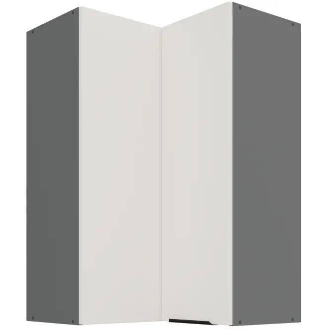 Konyhaszekrény Aria-WH/ANT anti fingerprint 60X60 GN-90 2F (90°)