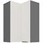 Konyhaszekrény Aria-WH/ANT anti fingerprint 60X60 GN-90 2F (90°)