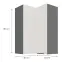 Konyhaszekrény Aria-WH/ANT anti fingerprint 60X60 GN-90 2F (90°),3
