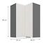 Konyhaszekrény Aria-WH/ANT anti fingerprint 60X60 GN-90 2F (90°),3