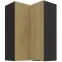 Konyhaszekrény Cremona BL 60X60 GN-90 2F (90°)