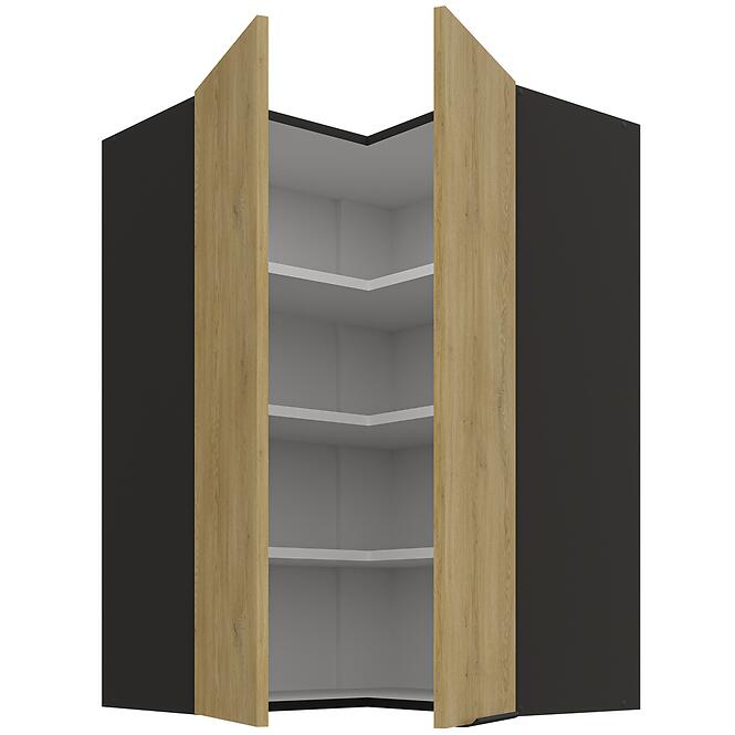 Konyhaszekrény Cremona BL 60X60 GN-90 2F (90°)