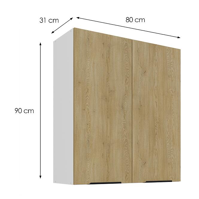 Konyhaszekrény Cremona WH 80G-90 2F