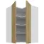Konyhaszekrény Cremona WH 60X60 GN-90 2F (90°),2
