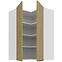 Konyhaszekrény Cremona WH 60X60 GN-90 2F (90°),2