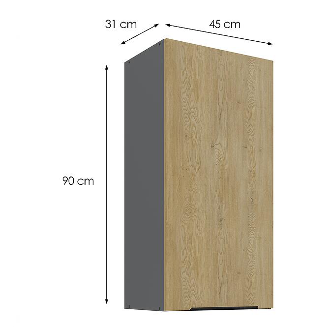 Konyhaszekrény Cremona ANT 45G-90 1F,3