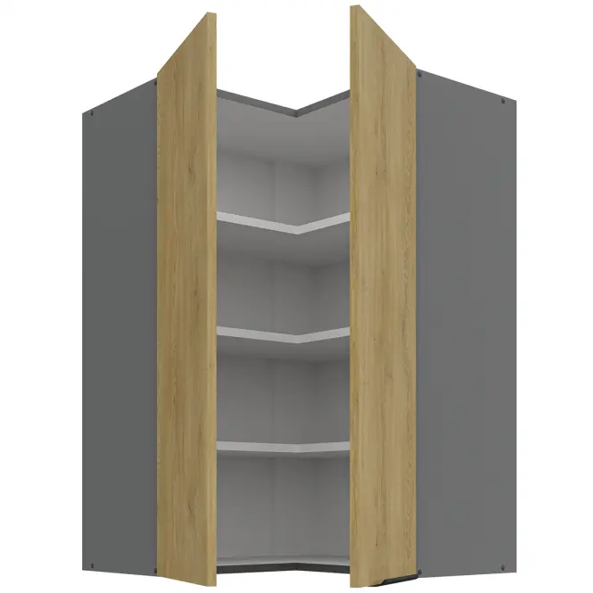 Konyhaszekrény Cremona ANT 60X60 GN-90 2F (90°),2