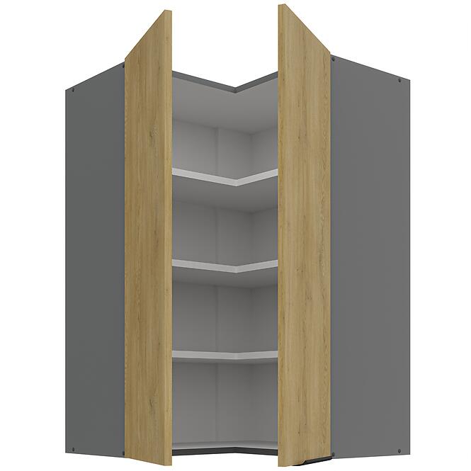 Konyhaszekrény Cremona ANT 60X60 GN-90 2F (90°),2