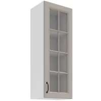 Konyhaszekrény Stilo claygrey/fehér 40GS-108 1F