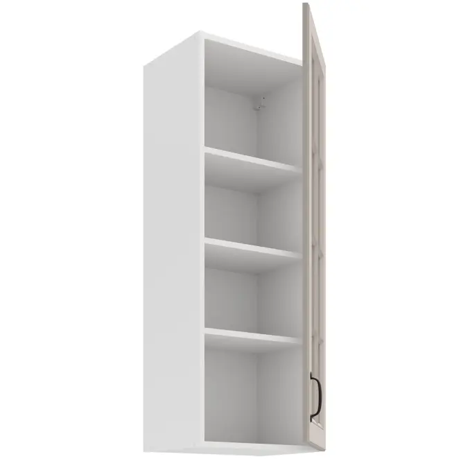 Konyhaszekrény Stilo claygrey/fehér 40GS-108 1F,2