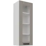 Konyhaszekrény Luna claygrey/fehér 40GS-108 1F