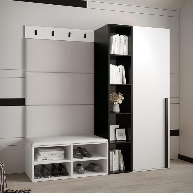 Előszobafal Miro fehér panel fehér eco