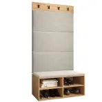 Előszobafal Miro tölgy craft panel bézs