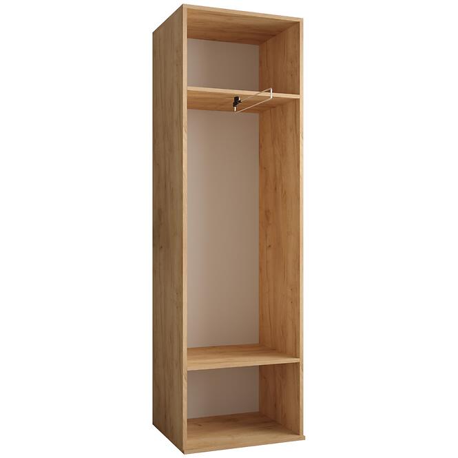 Szekrény Miro tölgy craft/fekete matt,3
