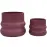Virágcserép lc5083-2s /15.5x15.5x13.5/bordó