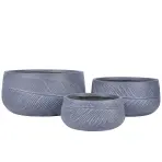 Virágcserép lt14514-3s /28x28x13.5/szürke