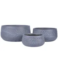 Virágcserép lt14514-3s /28x28x13.5/szürke