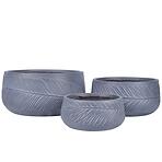 Virágcserép lt14514-3s /46x46x22.5/szürke
