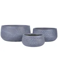 Virágcserép lt14514-3s /46x46x22.5/szürke