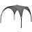 Kerti pavilon 3,3x3,3 m antracit